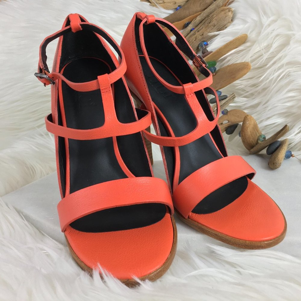 🤍 nwot tibi anouk coral strappy sandal heels